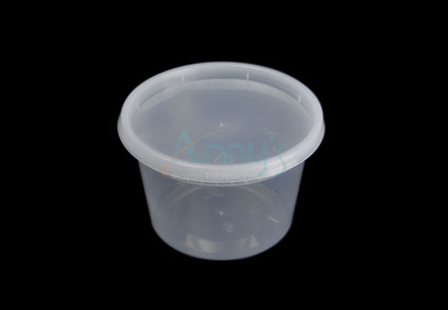 quality 16oz/480ml plastic microwaveable soup container with lid