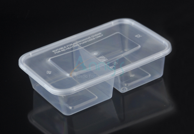 Buy Wholesale China Disposable Plastic Compartment Takeaway Food Container  & Disposable Food Container at USD 0.045